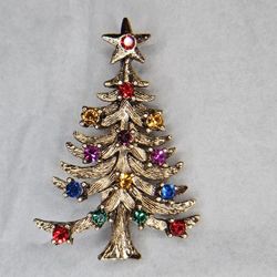 EISENBERG ICE signed Christmas Tree Brooch