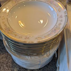 Vintage Fine China Excel Southampton 223 Full Set With Ten Place Settings Plus Serving Pieces!!!