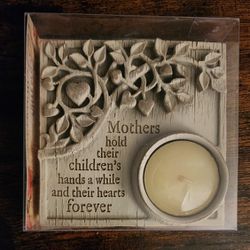 Driftwood Candle holder plaque