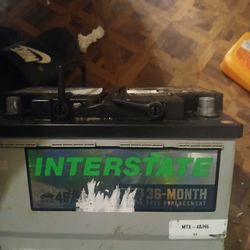 Interstate battery in very good condition
