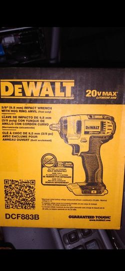 DEWALT 3/8 impact wrench DCF883B
