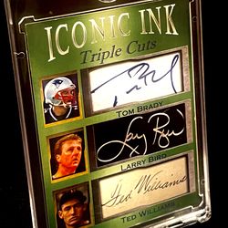 TOM BRADY LARRY BIRD TED W