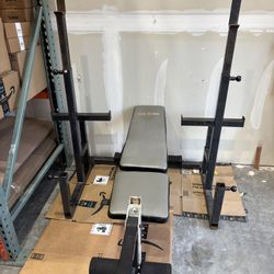 Weight Bench/barbell