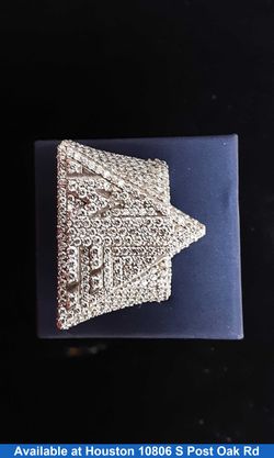 Men's Ring - White Gold 14k (.585) 34.3 grams Size 10