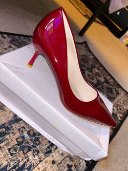 Red pointy heel