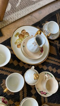 Antique tea cups