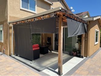 Wood Pergola 15x12 ft