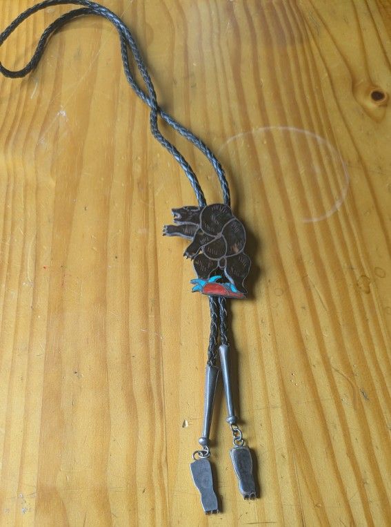 Vintage Joe Zunie Bolo Tie