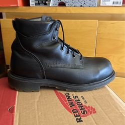 USED Black Red Wing Boots 6” 3507 Size 11