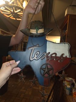 Texas Hanging Sign