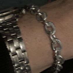 Vintage Sterling Silver Bracelet 