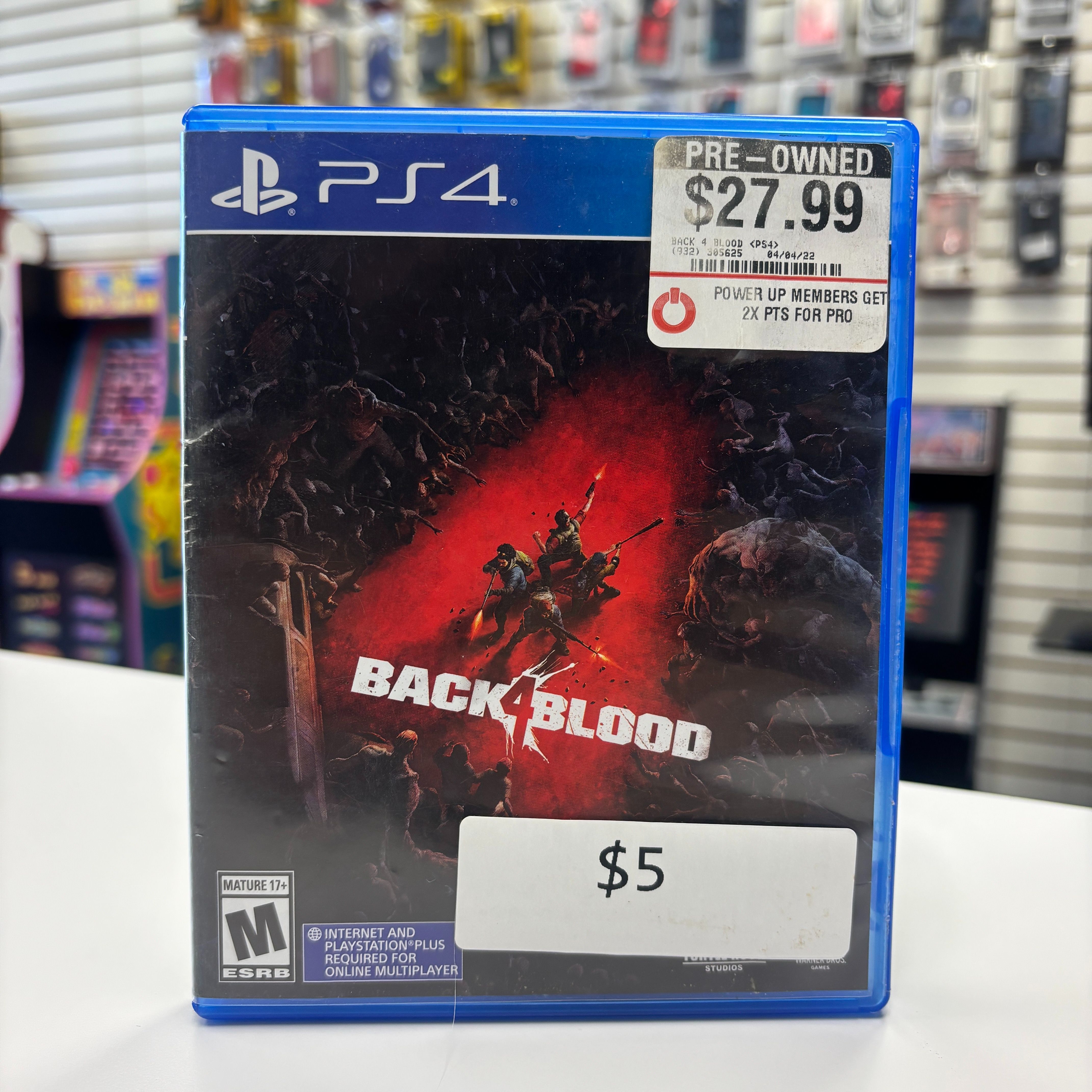 PlayStation 4 Game PS4 Back 4 Blood