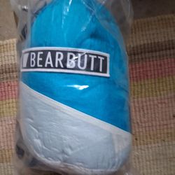 Bear Butt Double Hammock in a sky blue, pink, and white color combination. 