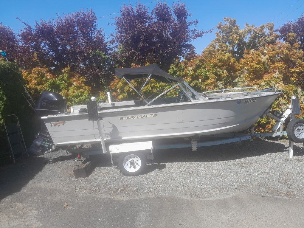 16 Ft Starcraft Boat And 60 Horse To Hatsu Motor