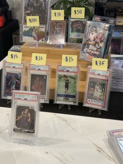 NBA nfl mlb cards slabs and more