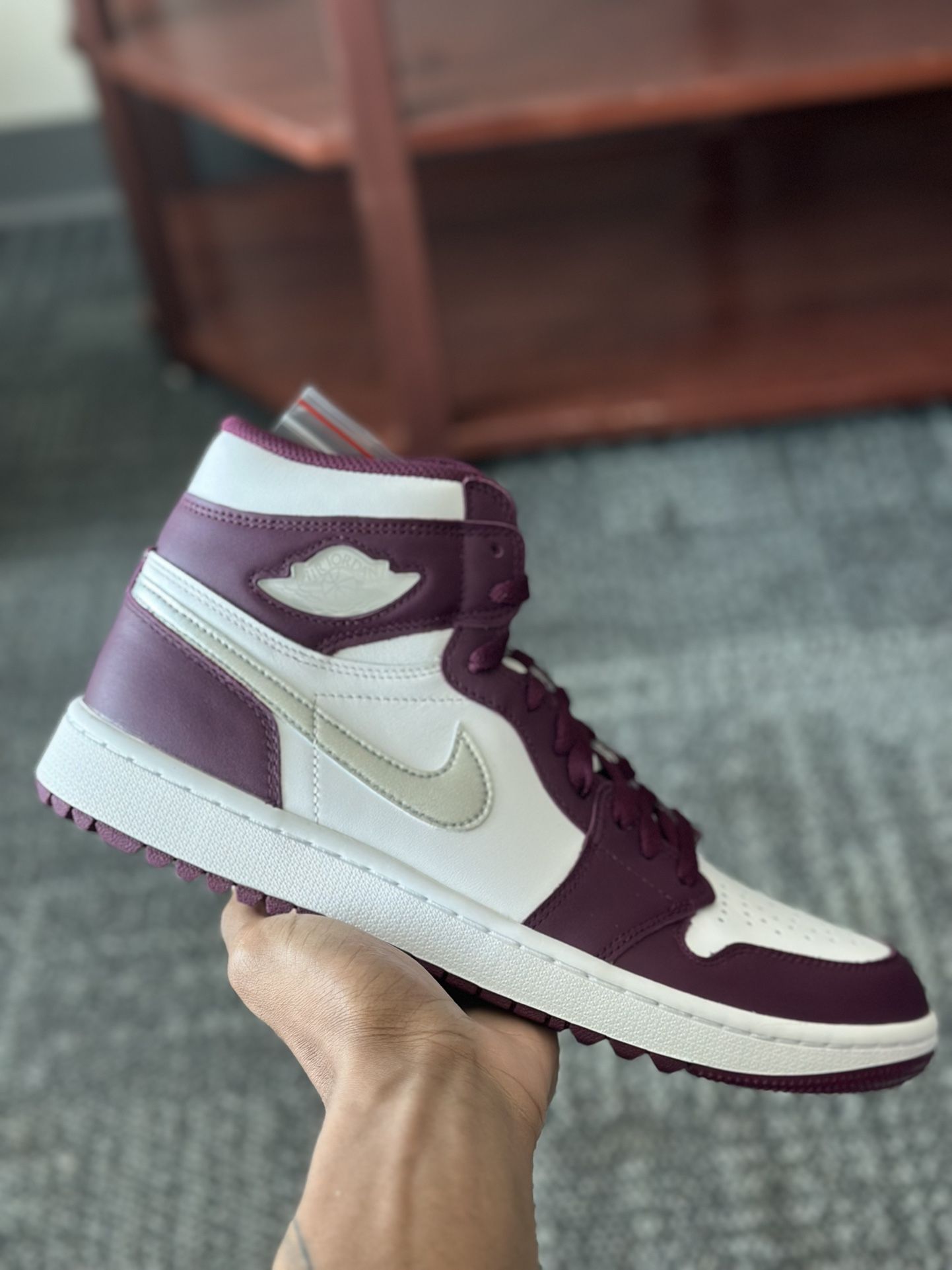 Jordan 1 Hi Golf Bordeaux