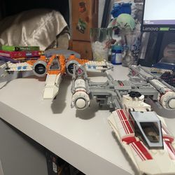 Lego Star wars Y wing and X wing