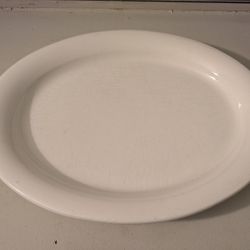 Large White Platter 