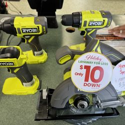 4 PIECE RYOBI SET!!! $200