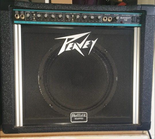 PEAVEY 112 BANDIT SOLO / TEAL STRIPE