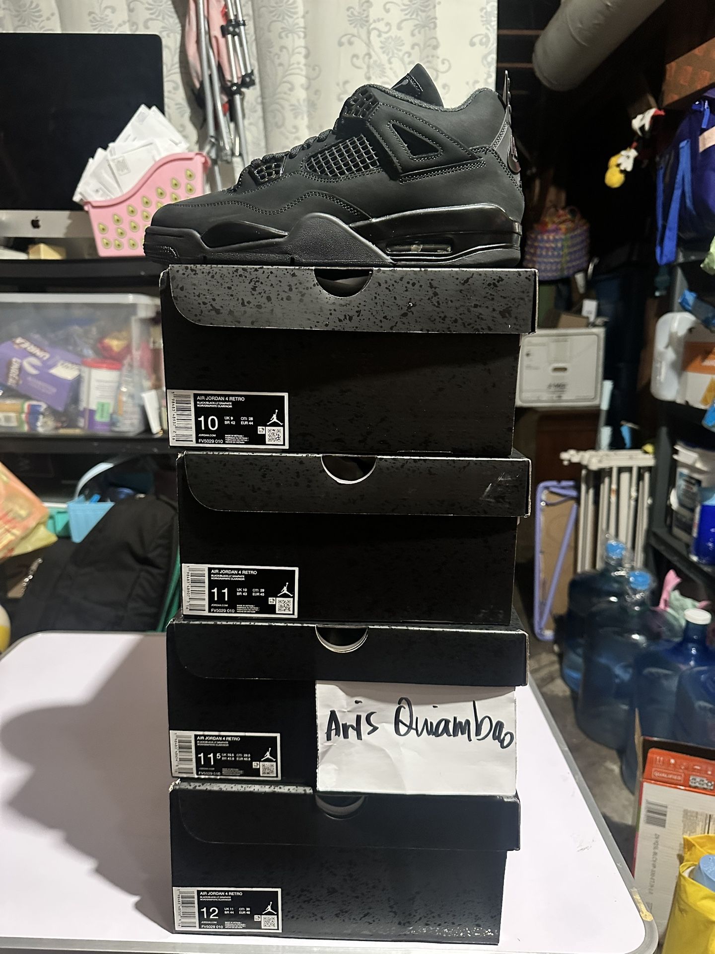 jordan 4 black cats 🐈‍⬛ 