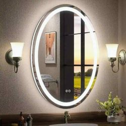 Smart Frameless Mirror LED 3CCT Anti-Fog, Memory, Standby, Timer, Blue Light, Dimmable,