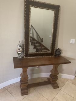 Sturdy wood 3 pieces table set !!