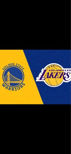 Lakers vs warriors today 10/21 two tickets