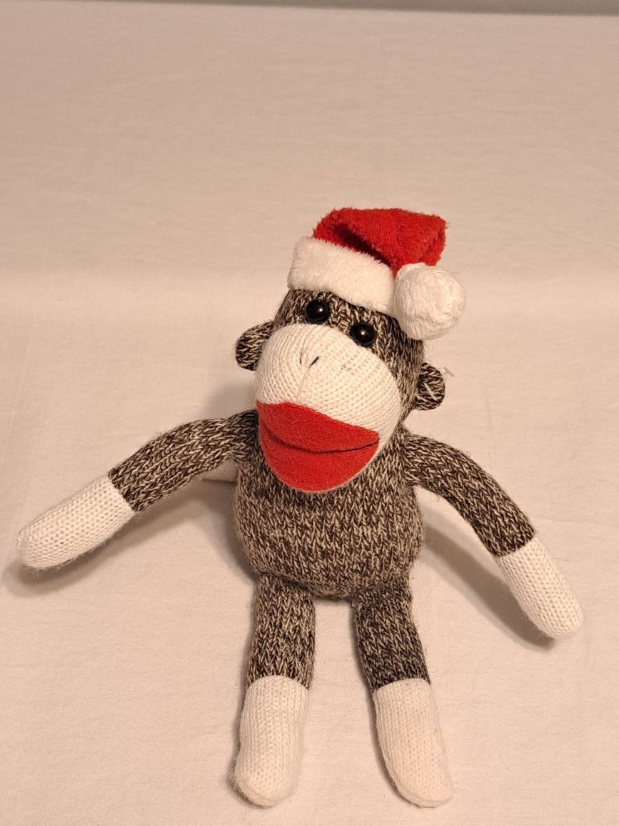 GALERIE Sock Monkey Stuffed Animal Toy