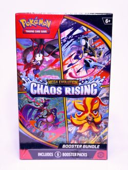 Pokémon Mega Evolution Chaos Rising Booster Bundle - New Sealed