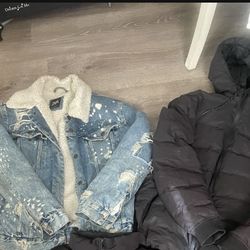 Men Zara And H&M Coats  Size L Both Together For 70.00