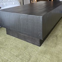 Dark Wood Coffee Table 