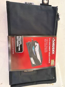 Husky 12-Inch Document Bags 4-Pack