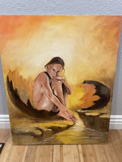 Beautiful 1/1 oil painting - ready to hang