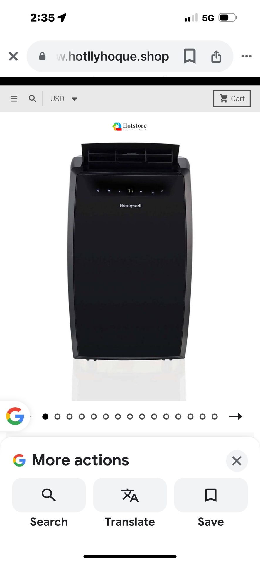 Honeywell Ac/ Heat And Dehumidifier