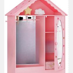 Little Girls Storage Closet