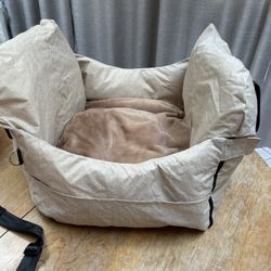 New Light Brown Small Dog Car Seat