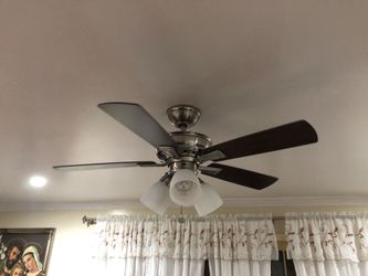 Ceiling fan with the light
