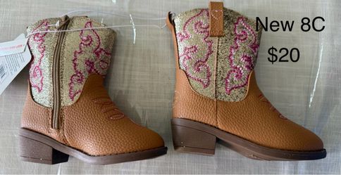Girl Cowboy Boots Size 8C
