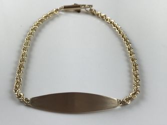 14k solid Gold Nice Fancy Bracelet