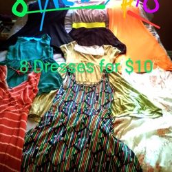 8 Dresses for $10!!!!!