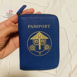 Disney Parks It's A Small World Passport Shaped Wallet Holder New