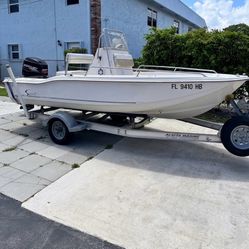 1998 Scout  17 foot center console