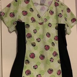 Ladybug Scrub Top 