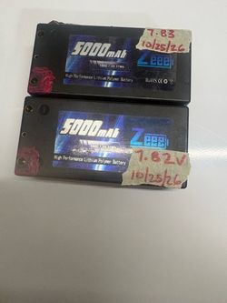 2s 5000 mah 4mm lipo shorty battery