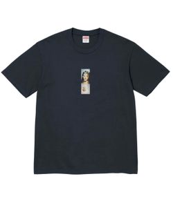 Supreme Prayer Card Tee Navy Blue