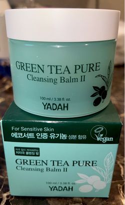 YADAH Green Tea Pure Cleansing Balm II, Vegan Makeup Remover