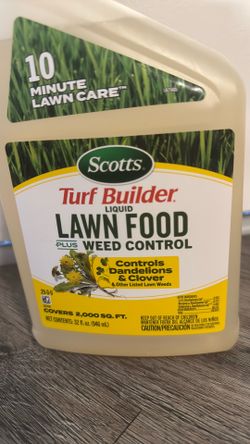 Scotts Turf Builder Lawn Food + Weed Control 32oz - New