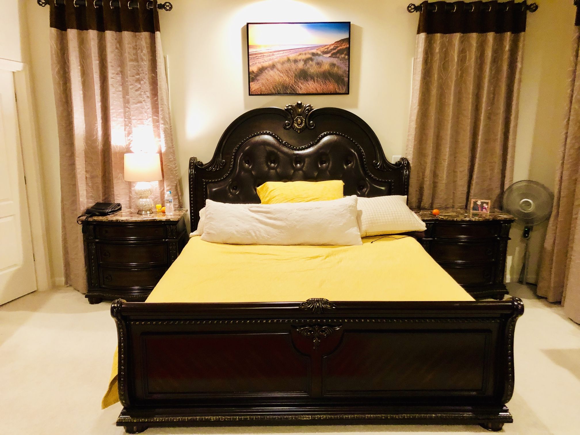 Solid King bedroom set