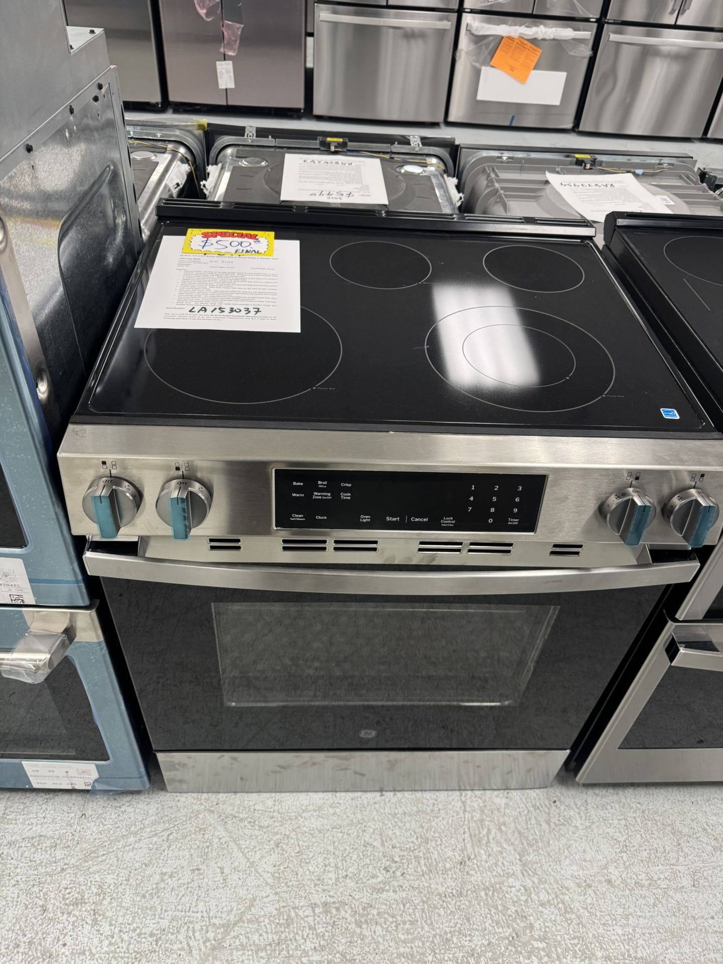 30” Slide In Electric Or Induction Ranges $500-$1799